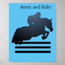 Suche nach hindernis poster Reiter