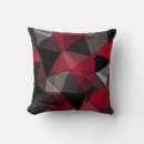 Recherche de rouge gris coussins Noir et rouge