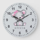 Recherche de nouveau chambre enfant horloges Rose