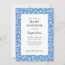 Recherche de léopard bleu invitations Baby