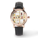 Suche nach piet mondrian uhren Rot