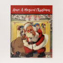 Recherche de vintage santa claus puzzles Saint nicholas