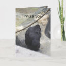 Recherche de singe gorille vœux cartes Animal sauvage