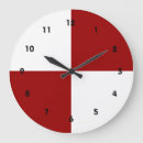 Recherche de rouge et blanc horloges À damiers
