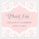 Recherche de dentelle rose autocollants Bride