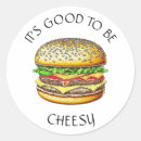 Suche nach cheeseburger aufkleber Abendessen