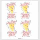Recherche de grande pizza autocollants Humour
