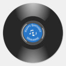 Recherche de album disque vinyle autocollants Vintage