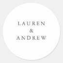 Recherche de faire part de mariage autocollants Minimaliste