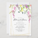 Recherche de fleur géométrique invitations Coloré