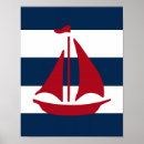 Recherche de voilier posters Rouge