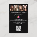 Recherche de photographe standard cartes visite Tendance