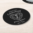 Recherche de sept dessous de verres Anniversaire
