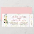 Recherche de blush floral bridal shower invitations Moderne