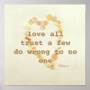 Recherche de citations shakespeare posters Amour