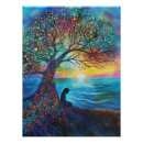 Suche nach heiliger baum poster Sonnenuntergang