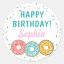 Recherche de donut autocollants De fête de beignes