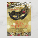 Recherche de partie mascarade invitations Fête d'anniversaire