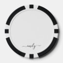 Recherche de votre nom jetons poker Monogramme