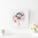 Recherche de de ballerine horloges Fleurs