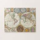 Recherche de cartes antiques puzzles Monde
