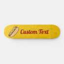 Recherche de saucisse skateboards Hot dog