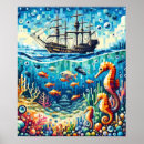 Recherche de profondeurs posters Vie marine