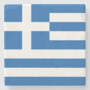Recherche de drapeau grec dessous de verres Bleu