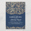 Recherche de masque de mardi gras invitations Bleu