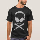 Recherche de crâne du dj tshirts Musique