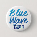 Recherche de vague bleue badges Démocrates