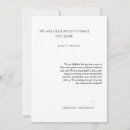 Recherche de programmes élégants de mariage invitations Pour elle