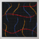 Recherche de motif pois posters Noir et blanc