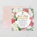 Suche nach erstkommunion einladungen Rosa und weiß