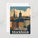 Recherche de vintage stockholm cartes postales Illustration