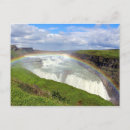 Suche nach gullfoss postkarten Wasserfall