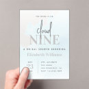 Recherche de silver bridal shower invitations Bride