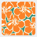 Suche nach orange blume aufkleber Hawaiianisches party