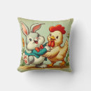 Recherche de dessin lapin coussins Vintage