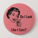 Recherche de rétro dame badges Vintage