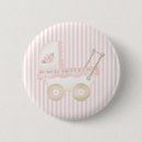 Recherche de voiture rose badges Baby shower
