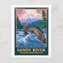 Recherche de mouches cartes postales Pêche