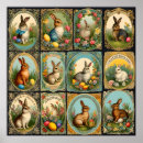 Suche nach vintager osterhase poster Ostern
