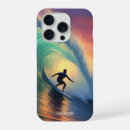 Recherche de surfeur iphone coques Coucher de soleil