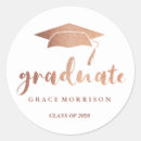 Recherche de rose gold graduation autocollants Diplôme