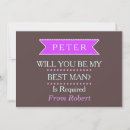 Recherche de voulez invitations Groomsman