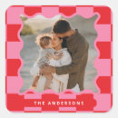 Recherche de bord rose autocollants Moderne