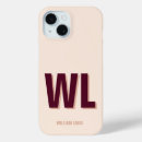Recherche de typographie de calligraphie iphone coques Minimaliste