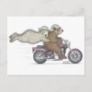 Recherche de motocycliste cartes postales Drôle