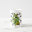 Recherche de feuille de lierre tasses Vert